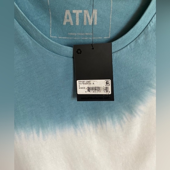 ATM Tie Dye Crew Neck T-Shirt - Picture 4 of 7